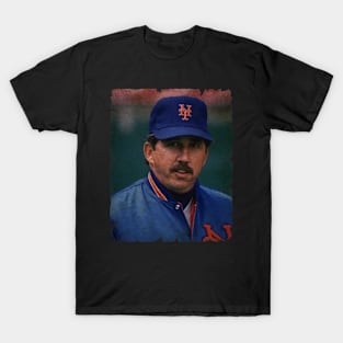 Davey Johnson Legend in New York Mets T-Shirt